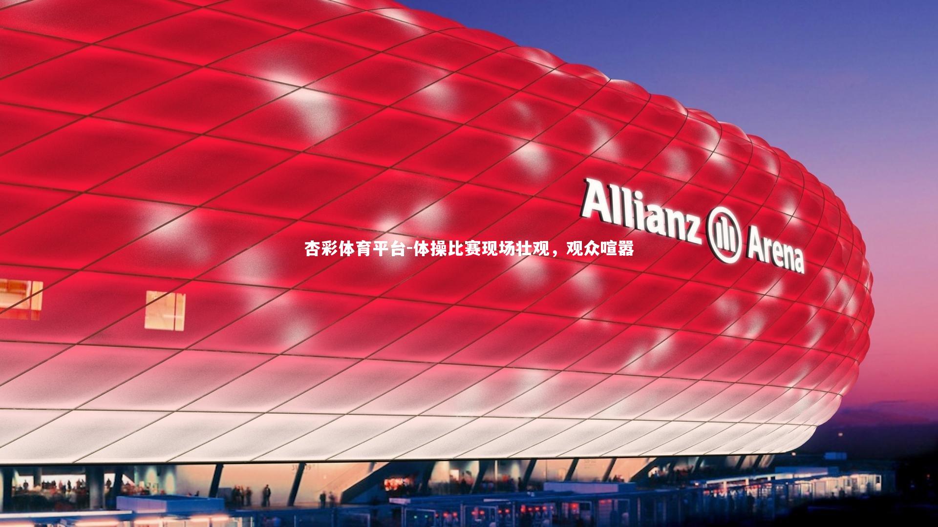 体操比赛现场壮观，观众喧嚣